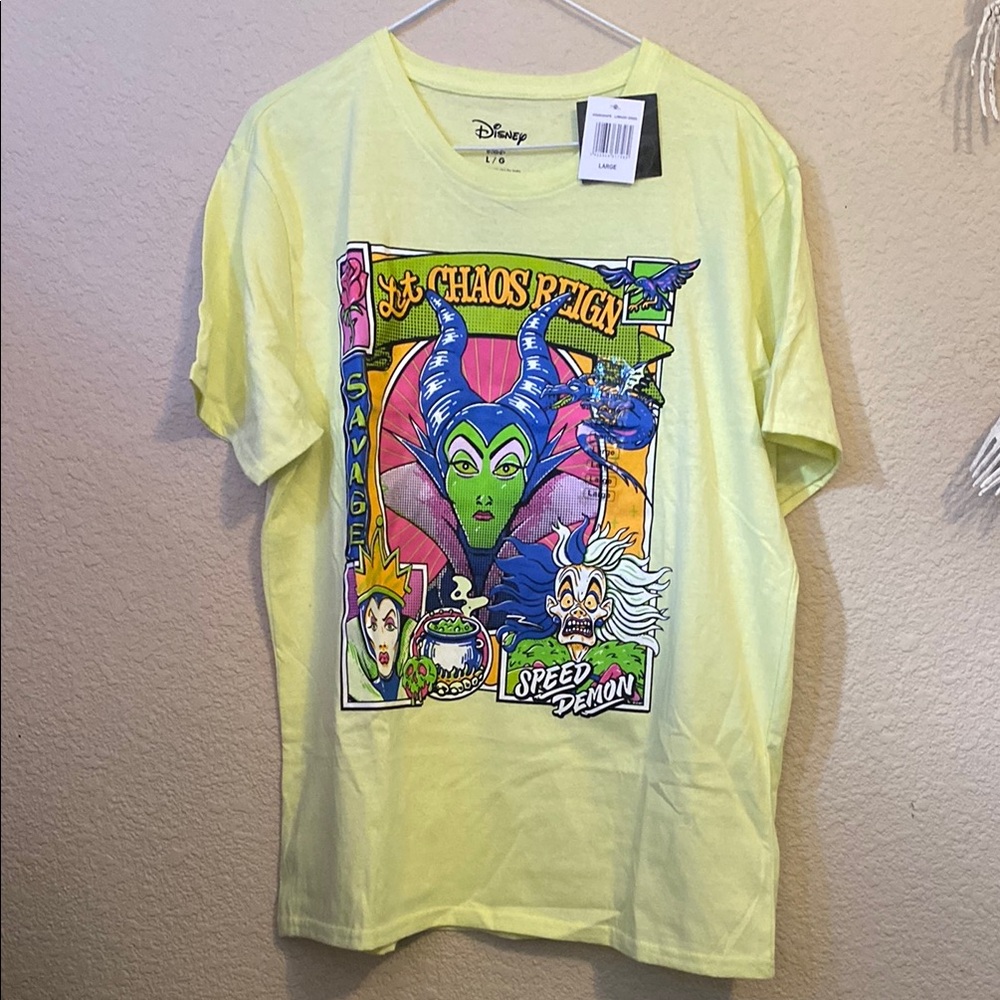 Disney Yellow Short Sleeve Tees